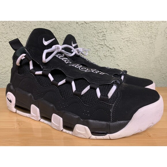 NIKE AIR MORE MONEY AJ2998-001 BLACK/WHITE-BLACK Sz‎ 11 main image 5